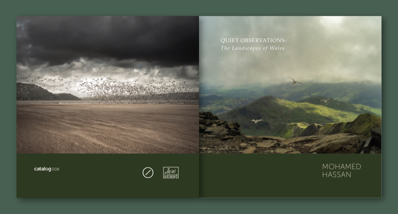 Front and back cover of Mohamed Hassan Exhibition Catalog